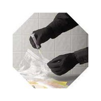 SHOWA Best Glove 7700PFTL SHOWA Best Glove Large Black 9.5\" N-DEX NightHawk 4 mil Nitrile Powder-Free Disposable Gloves With Tex